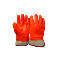 Long Sleeve Blue PVC Gloves Chemical Resistant Work Gloves